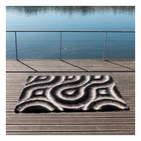 Tapis shaggy CURVES tufté main