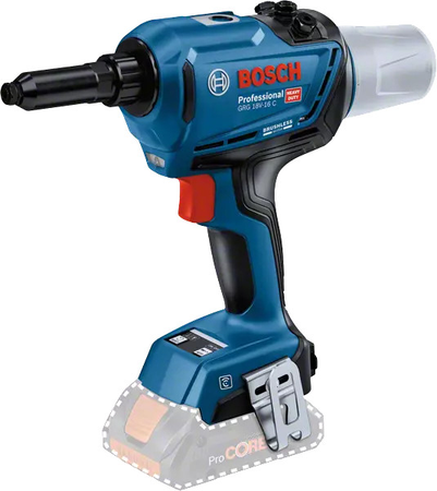 Riveteuse 18V GRG 18V-16C Professional + 2 batteries 4Ah + chargeur rapide + coffret L-BOXX - BOSCH - 06019K5001