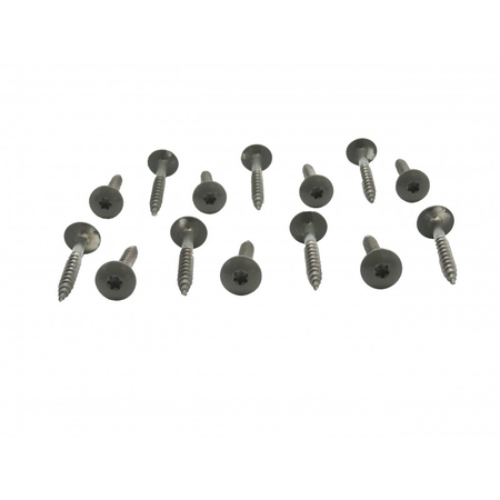 Kit de 50 vis 4,8 x 38 mm tork laquées pour bardage HPL - Coloris - Gris anthracite, Longueur de la vis - 38 mm, Surface couverte en m² - 6,25