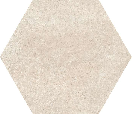 HEXATILE CEMENT - SAND - Carrelage 17,5x20 cm hexagonal uni aspect ciment beige