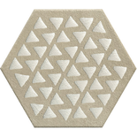 TERRACRETA Intarsio Argilla - carrelage hexagonal 25x21,6 cm aspect carreaux de ciment