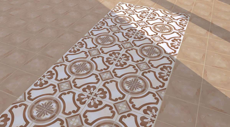 TERRA GIGLIO BEIGE - 20x20cm -  Carrelage aspect ciment vieilli