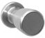 Bouton conique I-209 diamètre 20mm inox mat - DIDHEYA - 32320