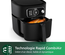 Philips Airfryer Combi 7000 Series XXL - 8,3 L (2 kg), Airfryer 22 en 1 avec WiFi, Rapid CombiAir et HomeID App, Noir (HD9876/90)