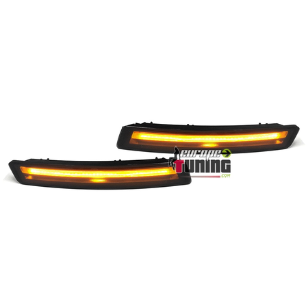 CLIGNOTANTS ET FEUX DE JOUR LED NOIRS VW VOLKSWAGEN NEW BEETLE 05-10 (04366)