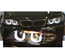 2 PHARES FEUX NOIRS ANGEL EYES LED EN U CCFL BMW SERIE 3 E46 5 PORTES 2001-2005 (00563)