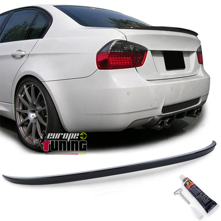 BECQUET SPOILER COFFRE SPORT NOIR BRILLANT BMW SERIE 3 E90 BERLINE (05520)