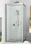 Paroi de douche EQUI fixe en verre clair - ROTH - 1406000056