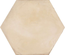 TERRA AVORIO HEXAGONAL - 25x21,6 cm Carrelage aspect ciment vieilli