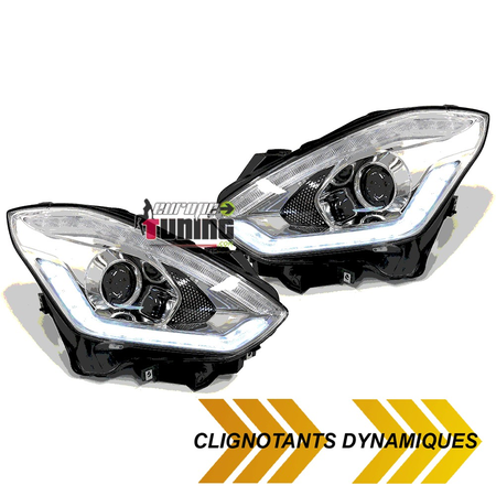 PHARES A CLIGNOTANTS DYNAMIQUES AVEC FEUX DE JOUR POUR SUZUKI SWIFT III 2017- (05449)