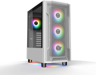 Boitier Moyen Tour ATX Gamdias Athena M6 RGB avec panneaux vitrés (Blanc)