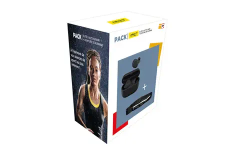 Écouteurs sans fil à réduction de bruit Jabra Elite 8 Active Noir + Ceinture Running