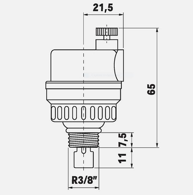 Purgeur automatique vertical MICROVENT 3/8 MKV - WATTS - L0251310