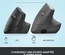 Souris Sans Fil Logitech Lift Ergonomique Verticale, Bluetooth ou récepteur USB Logi Bolt, Silencieuse - Graphite