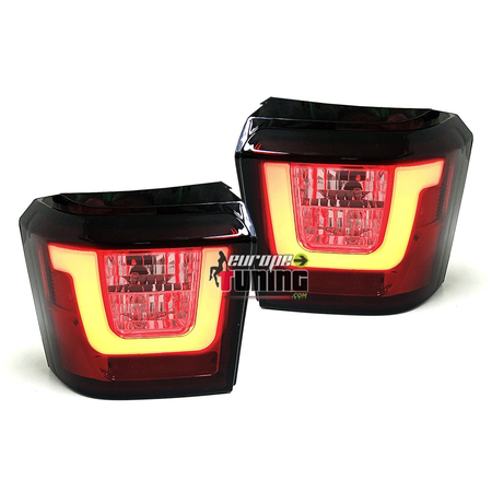 FEUX LED BANDES CELIS ROUGES CLAIRS VOLKSWAGEN VW T4 BUS TRANSPORTEUR (04970)