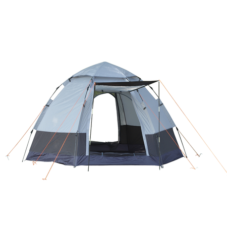 Tente de camping pop-up 3-4 personnes fibre verre polyester