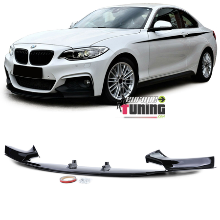 LAME BECQUET SPOILER SPORT NOIR BRILLANT BMW SERIE 2 F22 PACK M (05398)