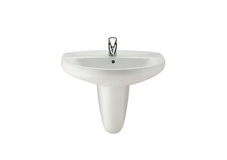 Lavabo porcelaine VICTORIA 56x46 blanc - ROCA - A326393000