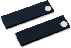 Lot de 2 Dissipateurs thermiques pour Mémoire Ram Ekwb EK-RAM Monarch Module (Noir)