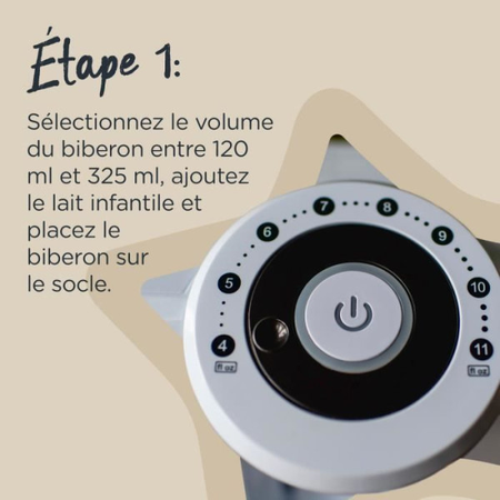 TOMMEE TIPPEE Préparateur Chauffe Biberons, Perfect Prep, Blanc