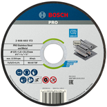 10 disques tronçon MTX et inox 125x1,6x22,23mm - BOSCH - 2 608 619 050