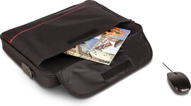 Sacoche Ordinateur Portable NGS Monray Bureau Kit 16"max avec souris USB (Noir)