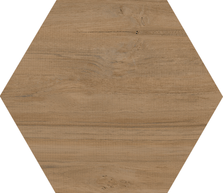 HEXAGONO BELICE NATURAL - Carrelage hexagonal aspect bois grand format