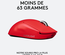 Souris Gamer droitier - Sans fil - LOGITECH G - Pro X Superlight - Rouge