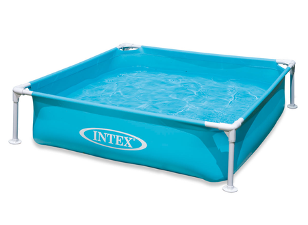 Piscine tubulaire carrée 1,22 x 1,22  x 0,30 m - Intex