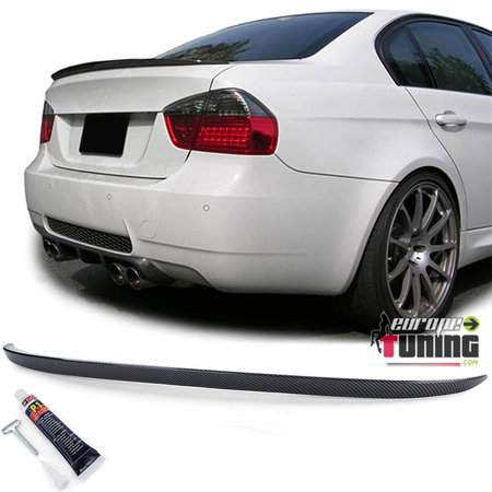 BECQUET - AILERON DE COFFRE SPORT CARBONE BMW SERIE 3 BERLINE E90 2005-2012 (05658)