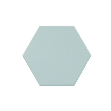 KROMATIKA - BLEU CLAIRE - Carrelage hexagonal 11,6x10,1 cm bleu claire