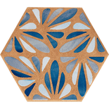 TERRACRETA Dipinto Chamotte - carrelage hexagonal 25x21,6 cm aspect carreaux de ciment