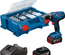 Perceuse-visseuse 18V GSR18V-21 + 2 batteries 4 Ah + chargeur + coffret L-CASE - BOSCH - 06019H100C