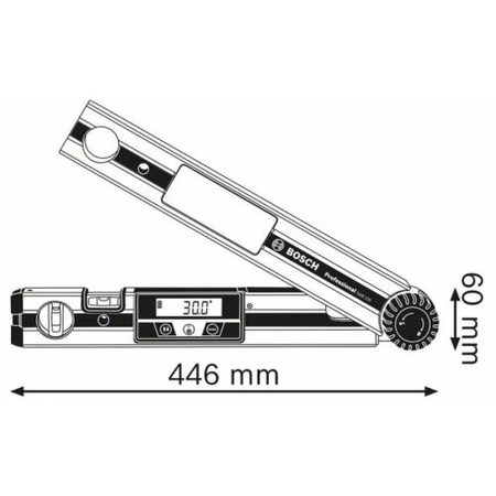 Mesureur d'angle digital GAM 220 Professional - BOSCH - 0601076500