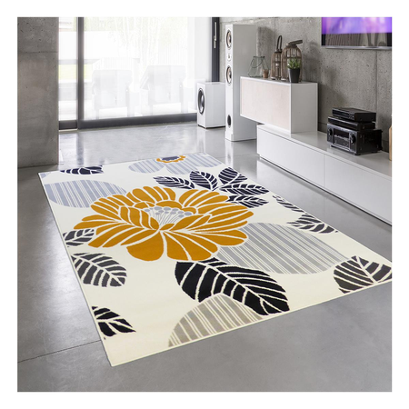 Tapis salon YELLOWFLO en polypropylène Fait en Europe