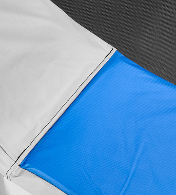 Kangui - Coussin de protection trampoline Ø 250 cm - Bleu et Gris