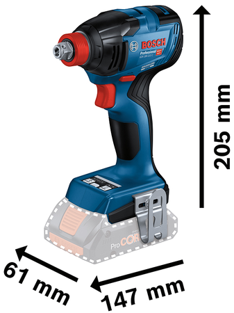 Boulonneuse 2 en 1 18V GDX 18V-210C (sans batterie ni chargeur) L-BOXX - BOSCH - 06019J0201