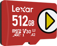 Carte mémoire Micro SD Lexar Play V1 - 512Go