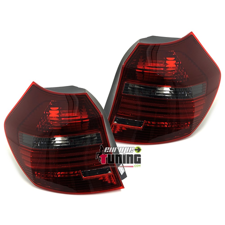 FEUX ROUGES FUMES LOOK BLACK LINE BMW SERIE 1 E81 / E87 2007-20012 PHASE 2 (04915)