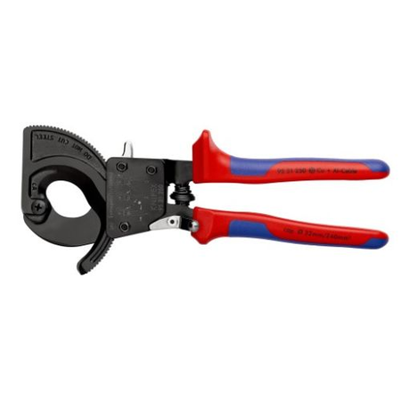 Coupe-câbles à cliquet cuivre et alu 240mm² - KNIPEX - 95 31 250