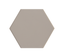 KROMATIKA - BEIGE - Carrelage hexagonal 11,6x10,1 cm beige taupe