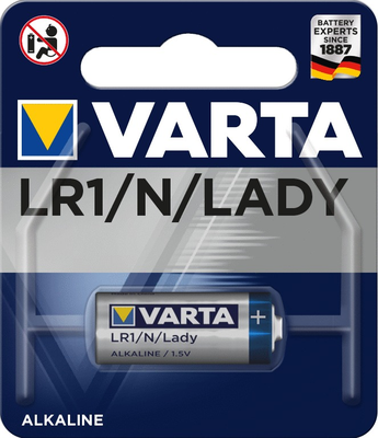 Pile alcaline LR1 1,5V - VARTA - 4001101401