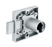 Serrure à plaquer monopoint Uno 42x38mm nickelée gauche - OJMAR - 785716.223NI