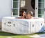 Spa gonflable PureSpa Calacatta carré Bulles 4 places - Intex