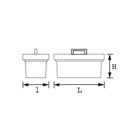 Boite à outils métallique 5 cases - SAM OUTILLAGE - 605-R