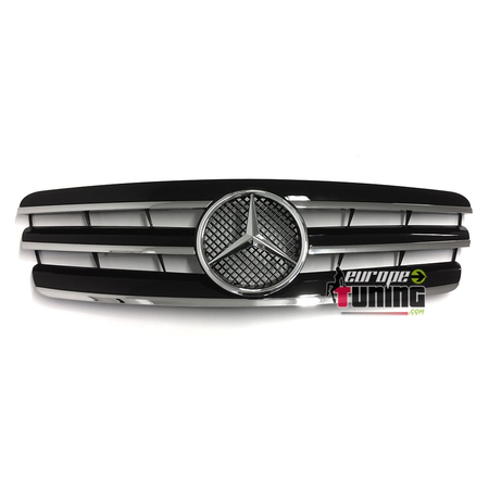 CALANDRE SPORT NOIRE CHROM MERCEDES CLASSE C W203 (00178)