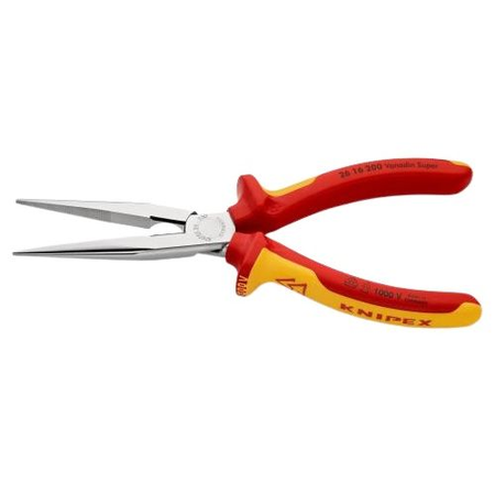 Pince à becs demi-ronde droite isolante 1000V - KNIPEX - 26 16 200