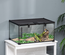 Terrarium en verre - vivarium reptiles & batraciens - métal noir verre