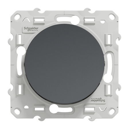 Interrupteur va-et-vient ODACE 10A à vis anthracite - SCHNEIDER ELECTRIC - S540204