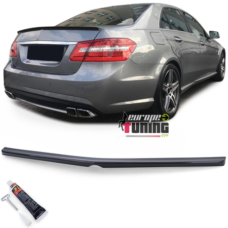 BECQUET SPOILER COFFRE SPORT NOIR BRILLANT MERCEDES CLASSE E W212 STYLE AMG (05527)